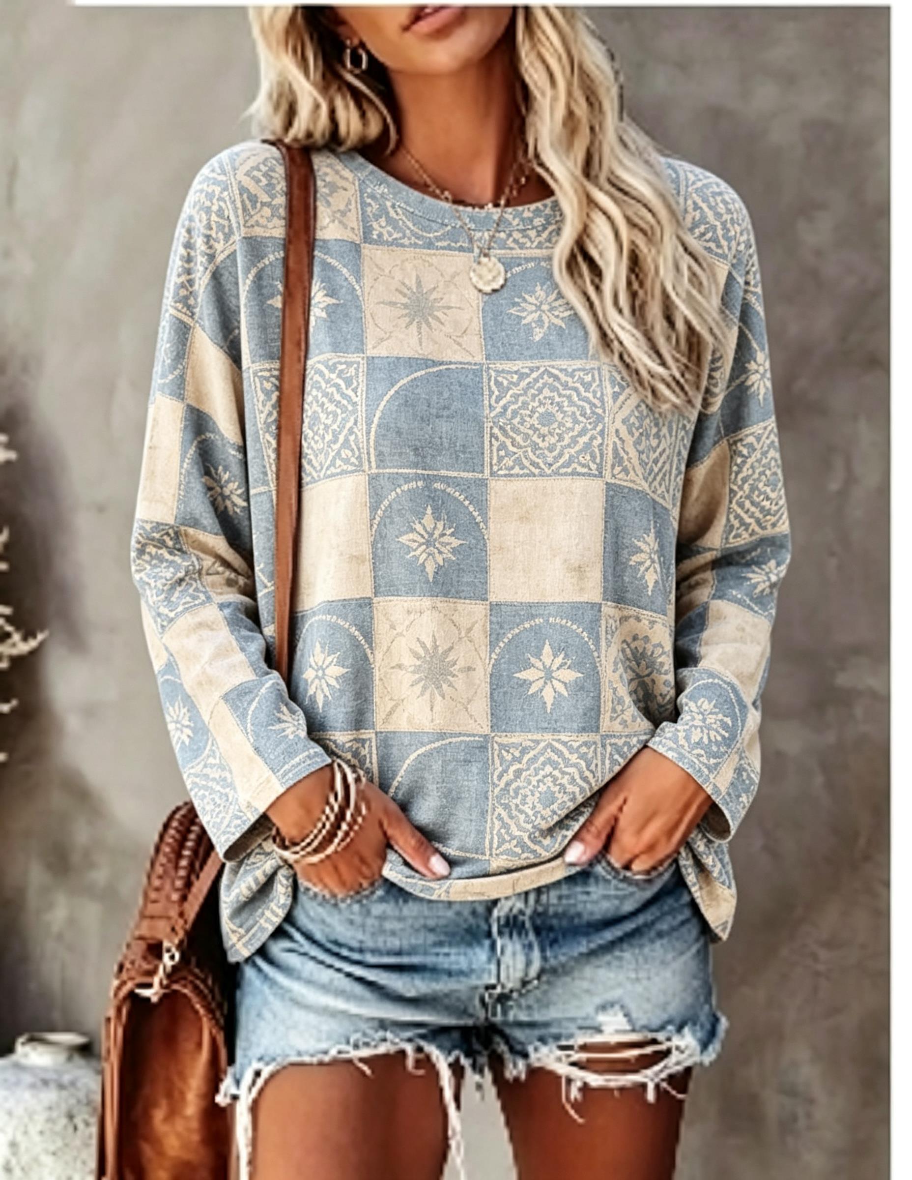 Kadın Uzun Kollu Tişört, Yeşil - Winter Clothing For Women incelemesi ve fiyatı