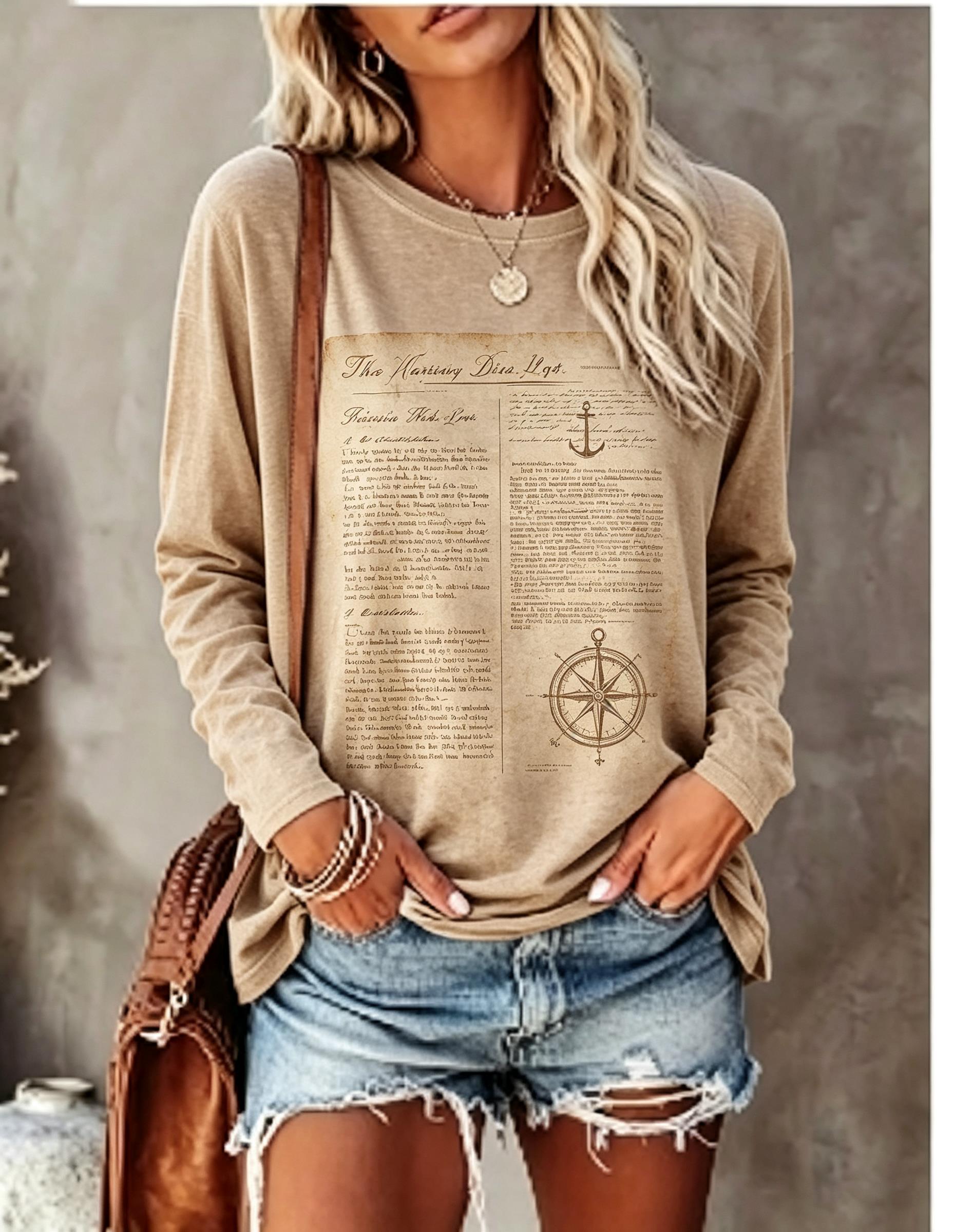 Kadın Uzun Kollu Tişört, Vinta - Winter Clothing For Women incelemesi ve fiyatı